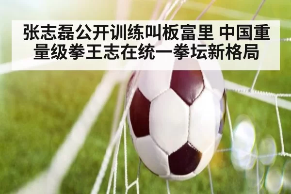 张志磊公开训练叫板富里 中国重量级拳王志在统一拳坛新格局